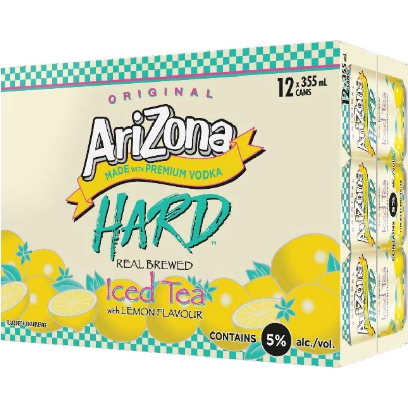 ARIZONA HARD LEMON ICED TEA 12